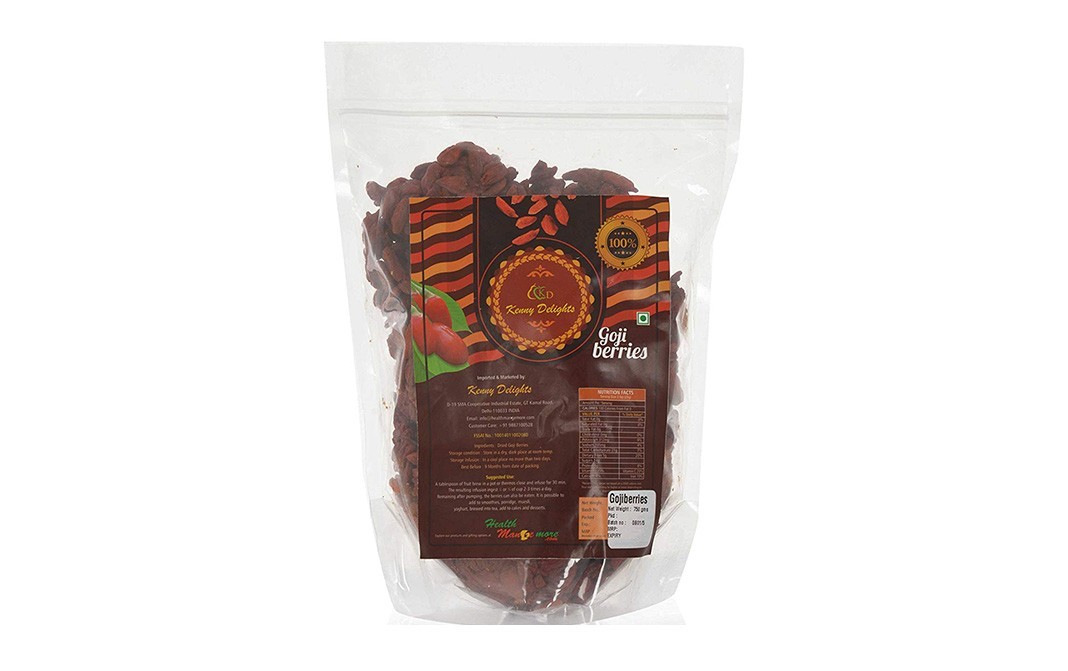 Kenny Delights Goji Berries    Pack  750 grams